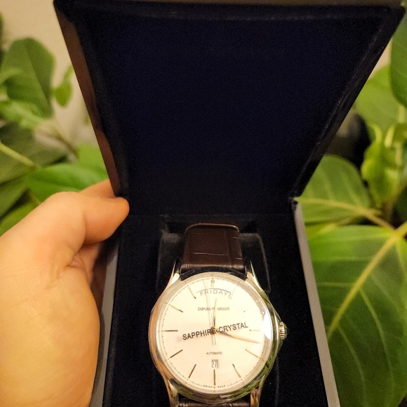 Emporio Armani automatic watch msrp$945 - Picture 7 of 8